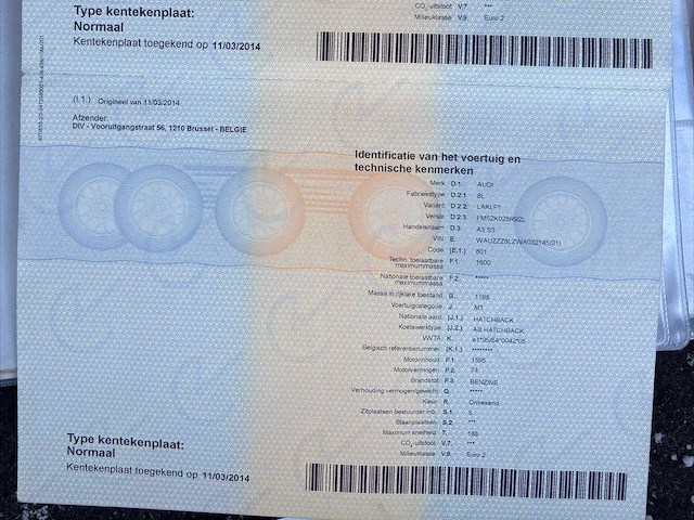 1997 audi a3 personenauto - afbeelding 10 van  20