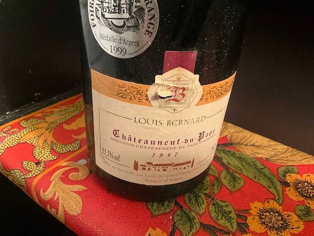 1997 chateauneuf-du-pape rode wijn - afbeelding 2 van  5