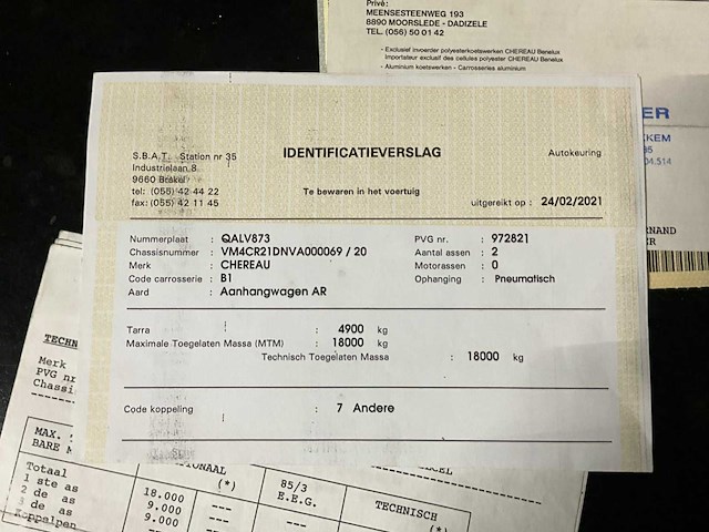 1997 chereau r18 koelwagen - afbeelding 10 van  21