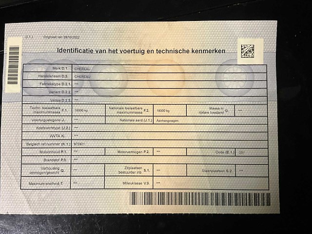 1997 chereau r18 koelwagen - afbeelding 13 van  21