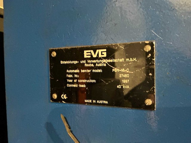 1997 evg pbn-16-c beugelautomaat - afbeelding 10 van  18