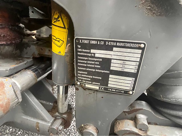 1997 fendt 522 xylon 4wd landbouwtractor - afbeelding 15 van  23