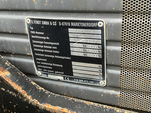 1997 fendt farmer 312 lsa - afbeelding 8 van  44