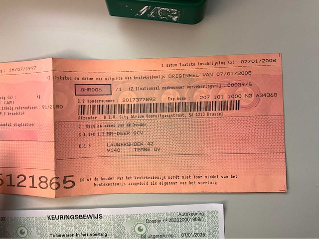 1997 gtf b2/2000 aanhangwagen - afbeelding 2 van  7