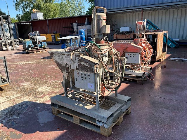 1997 hama hg4 vwp pleisterspuitmachine - afbeelding 1 van  12