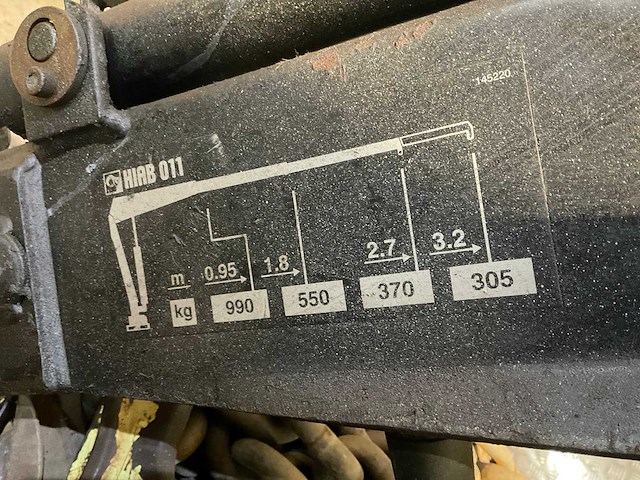1997 hiab 011 kraan - afbeelding 4 van  9