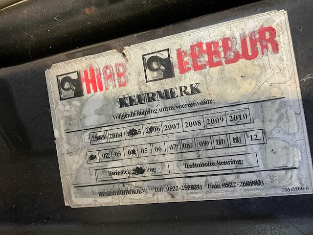 1997 hiab 011 kraan - afbeelding 5 van  9