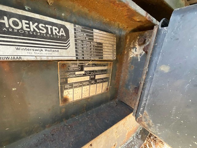 1997 hoekstra ahw20t, wip kar - afbeelding 28 van  30
