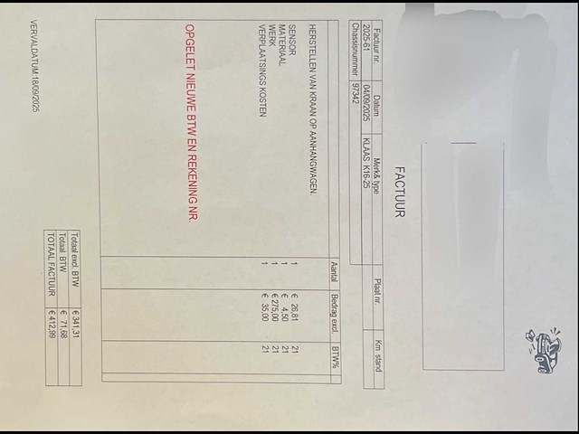 1997 klaas k16-25 mobiele aanhangwagenkraan met radiografische bediening - afbeelding 22 van  29