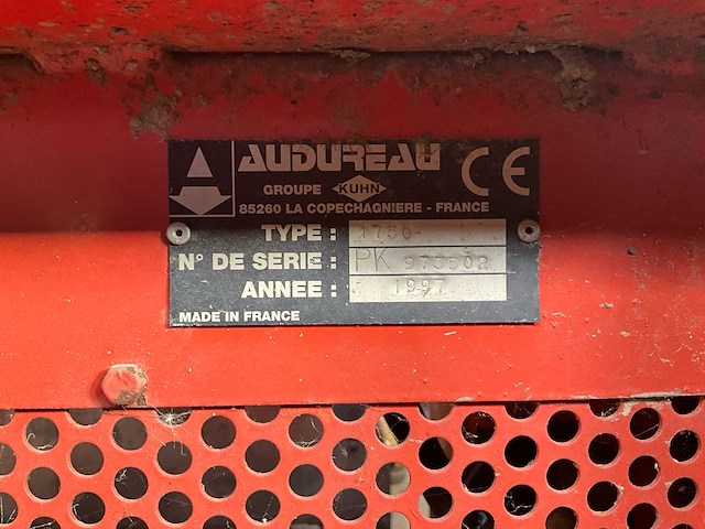 1997 kuhn polycrok vermogensverdeler - afbeelding 8 van  16