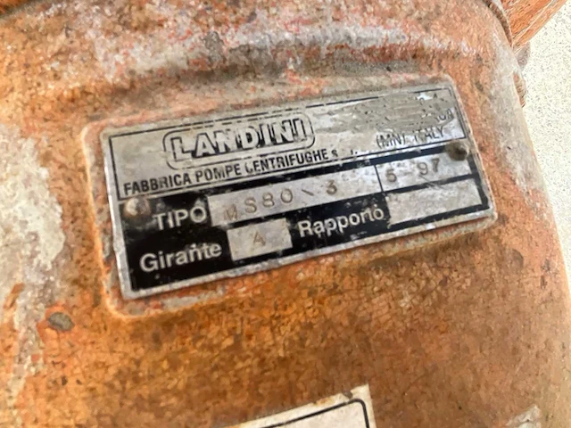 1997 landini ms80/3 - beregeningspomp - afbeelding 9 van  14
