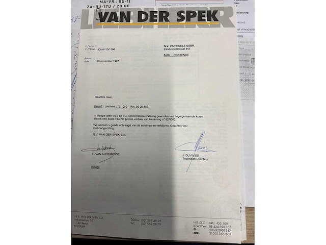 1997 liebherr ltl 1050 telescoopkraan 4wd - afbeelding 7 van  10