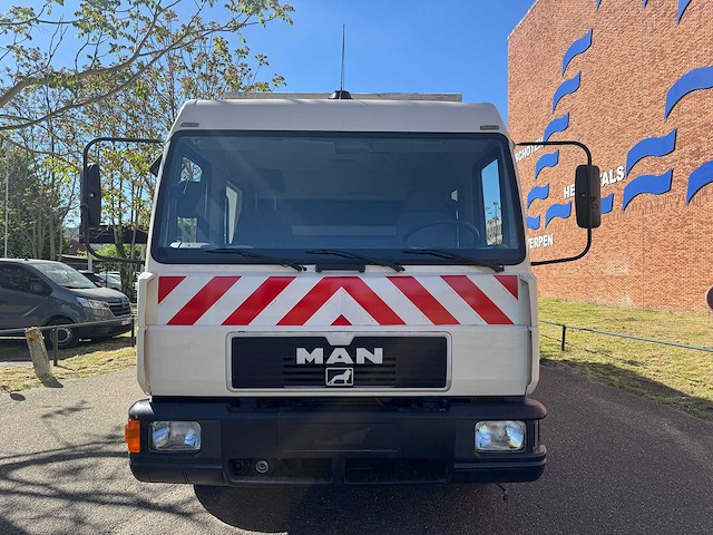 1997 man l12c - dubbele cabine - professionele paardenwagen voor 4 paarden - afbeelding 2 van  26