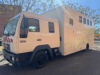 1997 man l12c - dubbele cabine - professionele paardenwagen voor 4 paarden