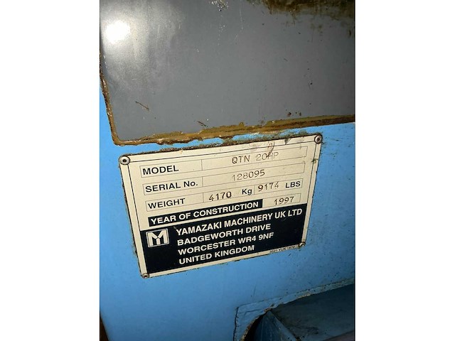 1997 mazak quick turn 20 h-p cnc-draaibank - afbeelding 5 van  13