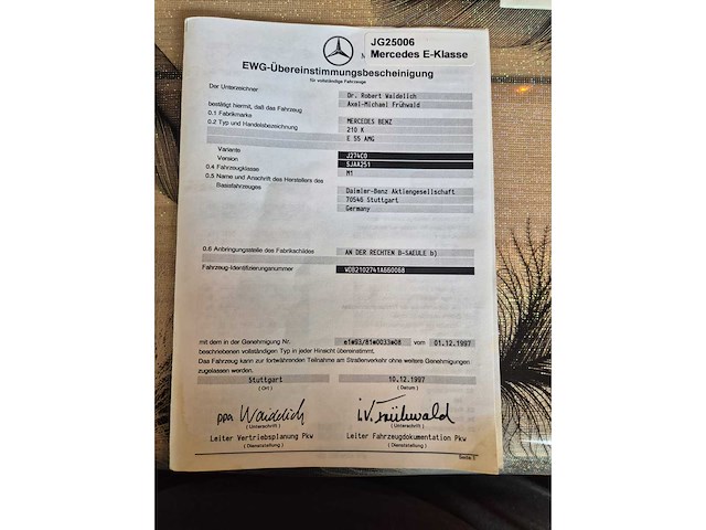 1997 mercedes-benz e55 amg v8 oldtimer - afbeelding 15 van  22