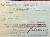1997 mercedes-benz sk 2639 6x4 vrachtwagen - afbeelding 8 van  14