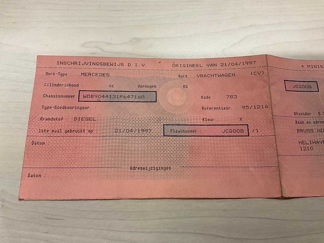 1997 mercedes-benz tn 412 de brandweerwagen - afbeelding 29 van  31