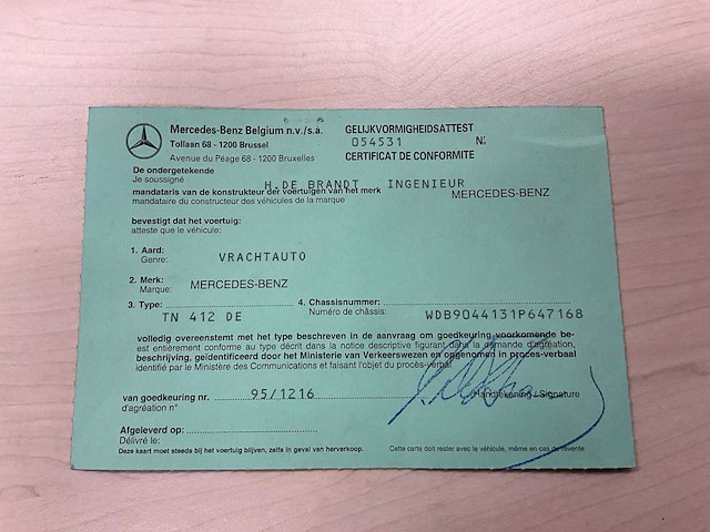 1997 mercedes-benz tn 412 de brandweerwagen - afbeelding 31 van  31
