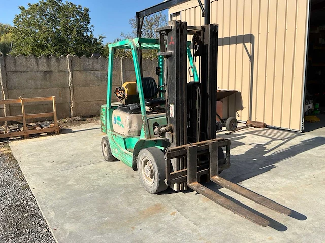 1997 mitsubishi fg25 telehandler - afbeelding 1 van  22