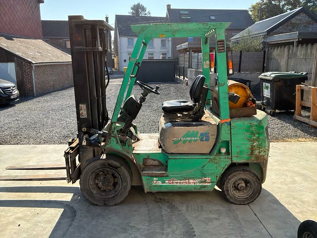 1997 mitsubishi fg25 telehandler - afbeelding 17 van  22