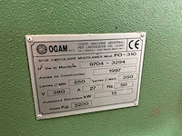 1997 ogam po-310 meerbladige cirkelzaagmachine - afbeelding 8 van  8