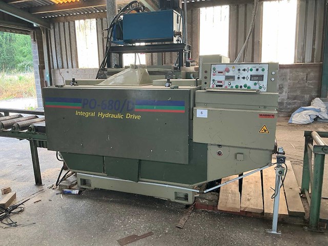 1997 ogam po-680/d meerbladige cirkelzaagmachine - afbeelding 2 van  9