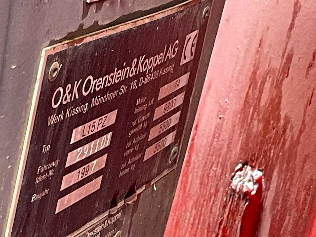 1997 o&k l15pz wiellader - afbeelding 21 van  39