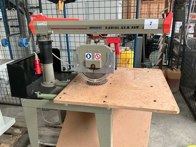 1997 omagi rn700 radiaalafkortzaagmachine - afbeelding 2 van  8