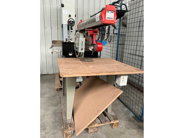 1997 omagi rn700 radiaalafkortzaagmachine - afbeelding 5 van  8