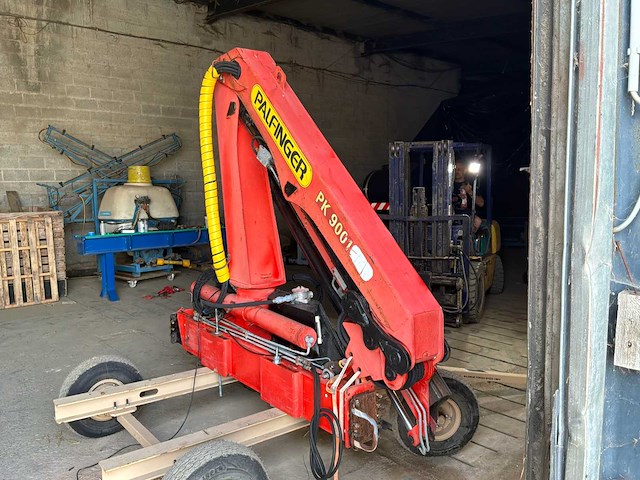 1997 palfinger hydraulische kraan pk 9001 fokkraan - afbeelding 11 van  12