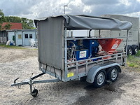 1997 pft g4 pft g4 pleistermachine met aanhangwagen en toebehoren