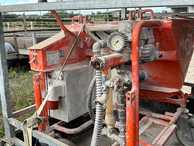 1997 pft g4 pft g4 pleistermachine met aanhangwagen en toebehoren - afbeelding 32 van  47