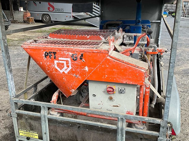 1997 pft g4 pft g4 pleistermachine met aanhangwagen en toebehoren - afbeelding 27 van  47