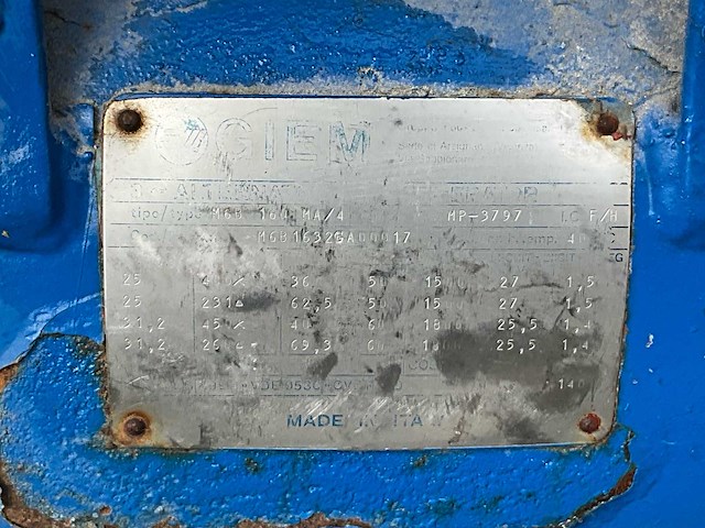 1997 pft g4 pft g4 pleistermachine met aanhangwagen en toebehoren - afbeelding 42 van  47