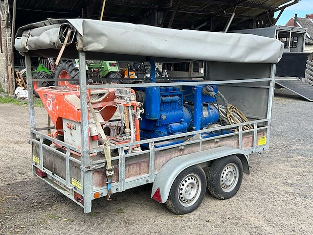 1997 pft g4 pft g4 pleistermachine met aanhangwagen en toebehoren - afbeelding 43 van  47