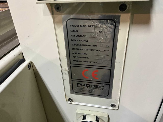 1997 prodec ec15 overige verpakkingsmachines - afbeelding 14 van  22