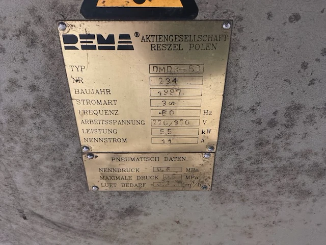 1997 rema dmdk-50 pendel-cirkelzaag - afbeelding 3 van  11