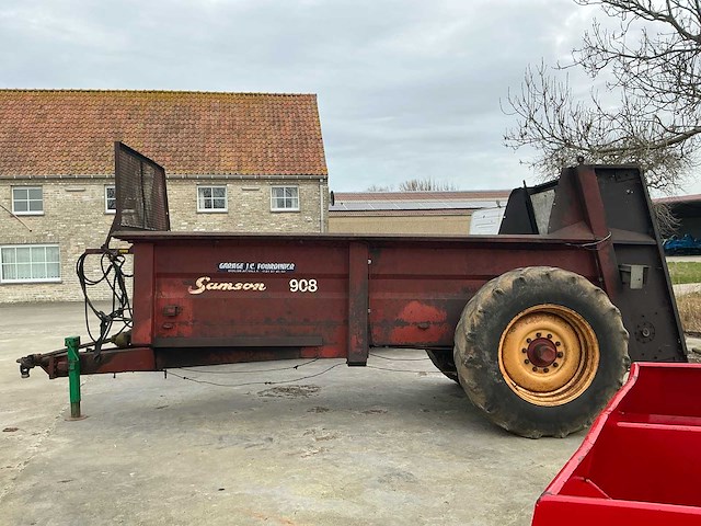 1997 samson 908 akker- en graslandbemester (mestverspreider) - afbeelding 9 van  17