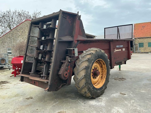 1997 samson 908 akker- en graslandbemester (mestverspreider) - afbeelding 12 van  17