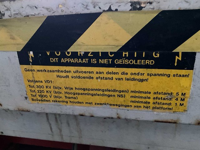 1997 snorkel sl 25 bouwlift - afbeelding 9 van  14