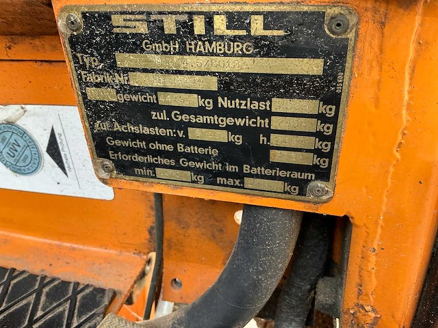 1997 still r60-25 vorkheftruck - afbeelding 5 van  13