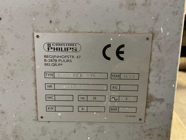 1997 trim 1402 mfe pvc kantenlijmmachines - afbeelding 13 van  18