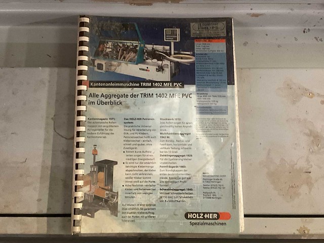 1997 trim 1402 mfe pvc kantenlijmmachines - afbeelding 15 van  18