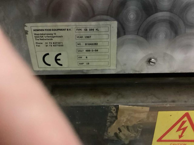 1997 turbovac sb800k vacuümmachine - afbeelding 5 van  7