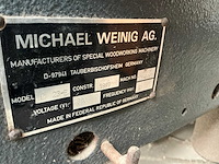 1997 weinig profmat23e vierzijdige profileer- en schaafmachine - afbeelding 3 van  20