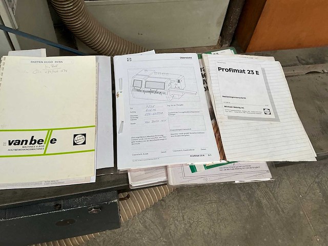 1997 weinig profmat23e vierzijdige profileer- en schaafmachine - afbeelding 2 van  11