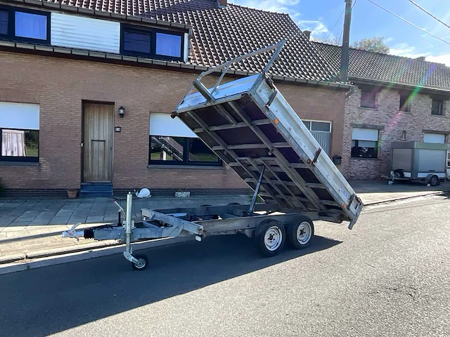 1998 a valcke a3100 3 zijdige elektrische kipper aanhangwagen - afbeelding 1 van  29