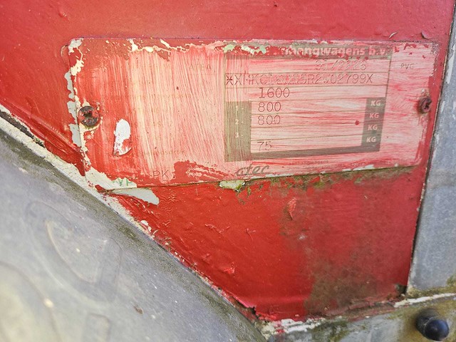 1998 atec 2 pk bestelwagen trailer van - afbeelding 5 van  6