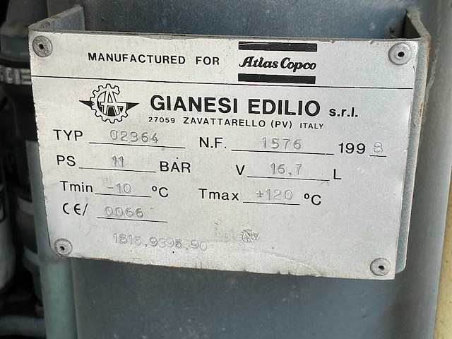 1998 atlascopco xas 56 luchtcompressor - afbeelding 3 van  13